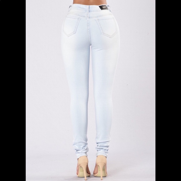 Light Blue Mid-Rise Distressed Jean - Picture 2 of 3